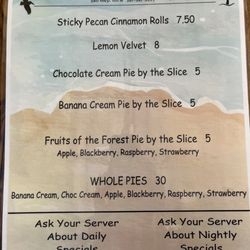 Whales Tail Diner & Yachats Pub - Desserts