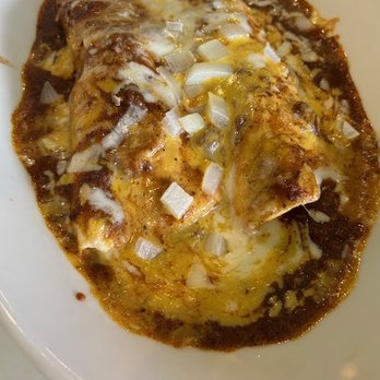 Maudie's Too - Enchilada. Messy but fine. - Tex-Mex Near Me - Austin, Texas