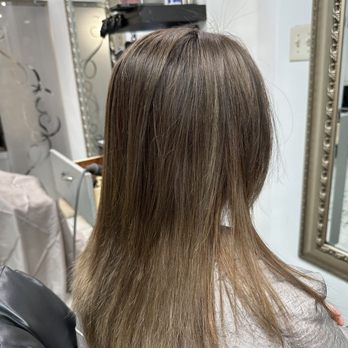 Le's Beauty Salon - Bleached and dyed to cover up grey hair. Plus hair cut. Took 4 hours. By Candy. - Hair Salons Near Me - Boston, Massachusetts