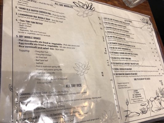 Menu photo 7 Hanoi Old Quarter Hawthorn, VIC