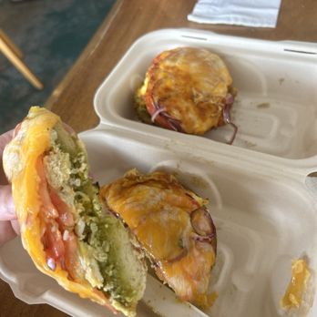 Maui Coffee Roasters - Huevos Bagel on Everything Bagel - Coffee Roasteries Near Me - Kahului, Hawaii Maui Coffee Roasters - Huevos Bagel on Everything Bagel - Coffee Roasteries Near Me - Kahului, Hawaii