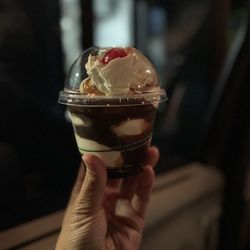 Sonic Drive-In - Hot fudge sundae
