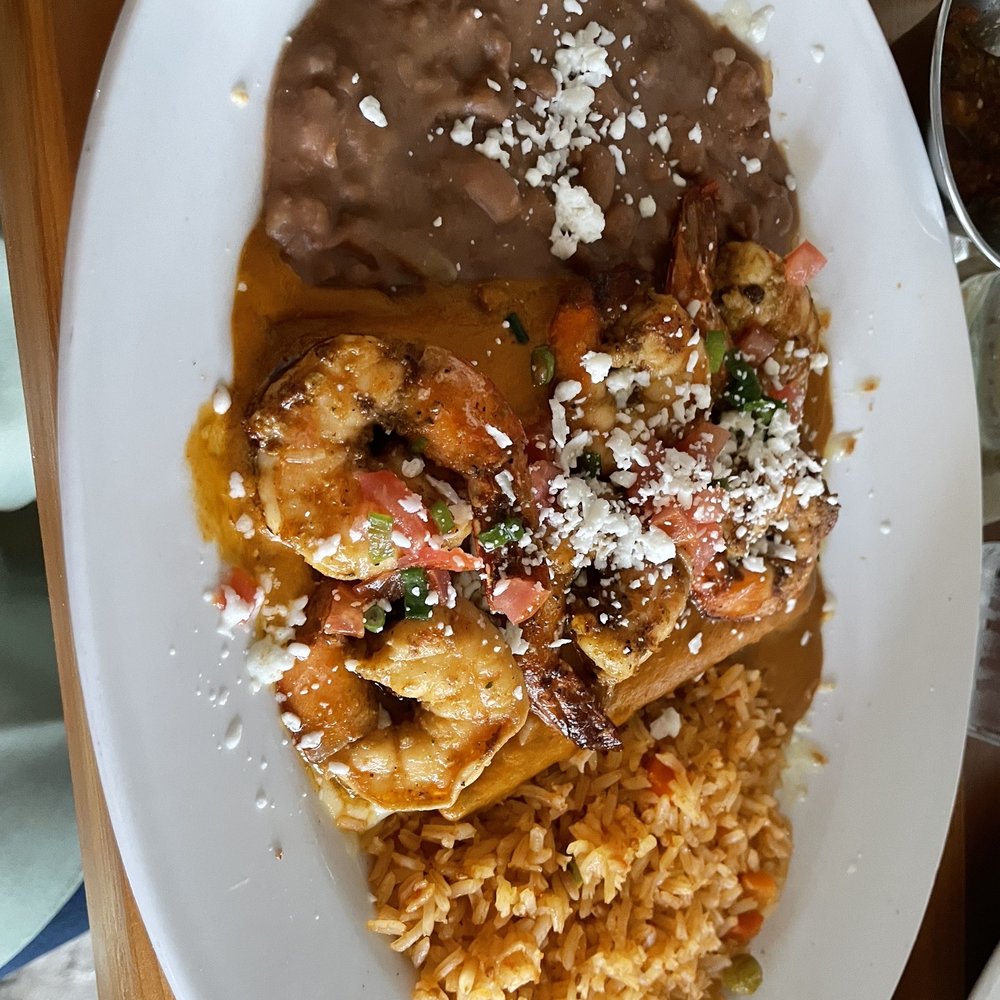 Lost Colony - Shrimp Enchiladas - Tex-Mex Near Me - Highland Village, Texas Lost Colony - Shrimp Enchiladas - Tex-Mex Near Me - Highland Village, Texas