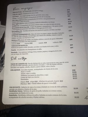 Menu photo 2 Abuelos Hermosillo, SON