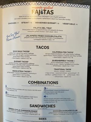 Menu photo 8 Cactus Grill Lenexa, KS