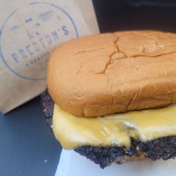 Preston’s - Black bean and rice burger - Burgers Near Me - Columbus, Ohio Preston’s - Black bean and rice burger - Burgers Near Me - Columbus, Ohio