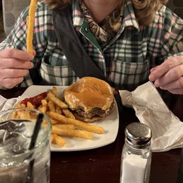 Fries are out of this world! Delicious burger and perfect ice water! Fries are out of this world! Delicious burger and perfect ice water!