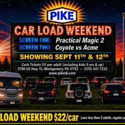Pike Drive In Theatre - Playing THIS FRIDAY & SATURDAY @ THE PIKE!