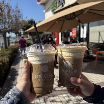 Da Vien Coffee - Davien Coffee* (left), Egg Coffee* (right) - Desserts Near Me - Westminster, California Da Vien Coffee - Davien Coffee* (left), Egg Coffee* (right) - Desserts Near Me - Westminster, California