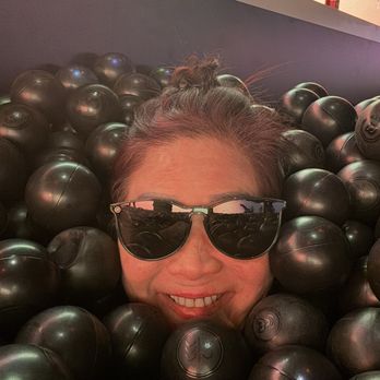 Balloon Museum - Sitting in a pond of balloons, swimming in it is even more difficult than swimming in a pool of water or the ocean. Trust me. - Art Museums Near Me - Los Angeles, California
