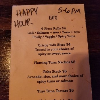 Fighting Fish - Happy hour prices on food are half of regular dinner pricing! - Sushi Bars Near Me - Richmond, Virginia Fighting Fish - Happy hour prices on food are half of regular dinner pricing! - Sushi Bars Near Me - Richmond, Virginia