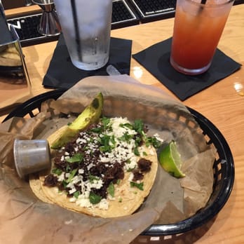 Torchy's Tacos - The Democrat with a water and $3 tequila sunrise (sunday special). - Tex-Mex Near Me - Houston, Texas Torchy's Tacos - The Democrat with a water and $3 tequila sunrise (sunday special). - Tex-Mex Near Me - Houston, Texas