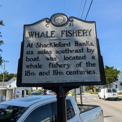 Whale Fishery Historical Marker - Whale Fishery Historical Marker, Beaufort
