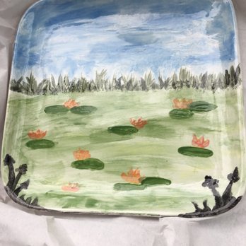Clay Dreams - Plate! - Paint-Your-Own Pottery Near Me - Arlington, Massachusetts