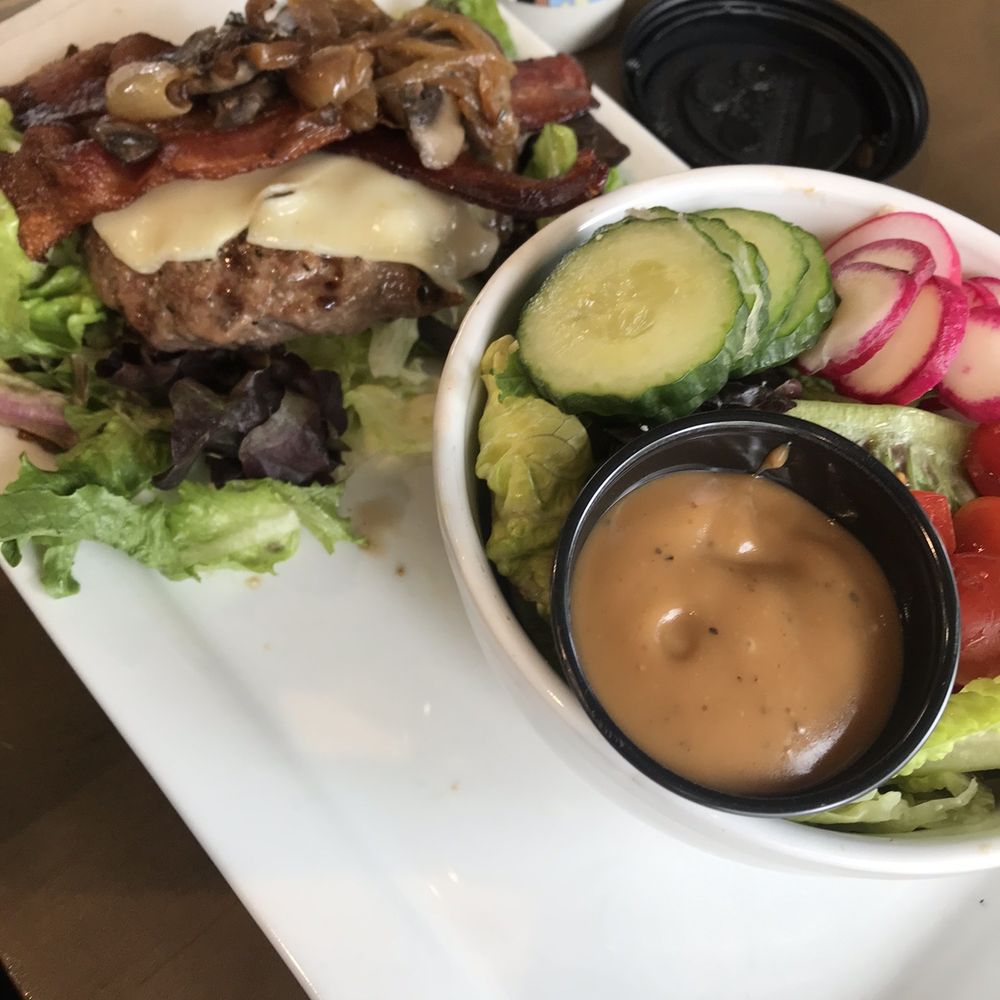 Southern Grounds - Keto friendly House Burger w/ house salad - Cafes Near Me - Jacksonville, Florida Southern Grounds - Keto friendly House Burger w/ house salad - Cafes Near Me - Jacksonville, Florida