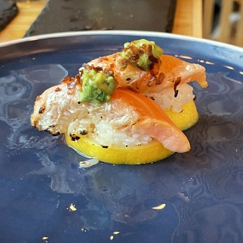 Sushi Cho - Seared salmon belly - Japanese Near Me - Fairfax, Virginia Sushi Cho - Seared salmon belly - Japanese Near Me - Fairfax, Virginia