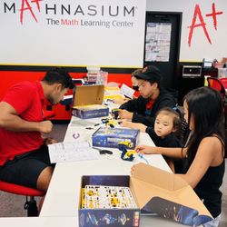 Mathnasium - Robotic camp - students learn Math first then put together a robot.