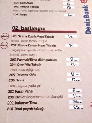 Menu photo 3 Sirena İzmir, 35