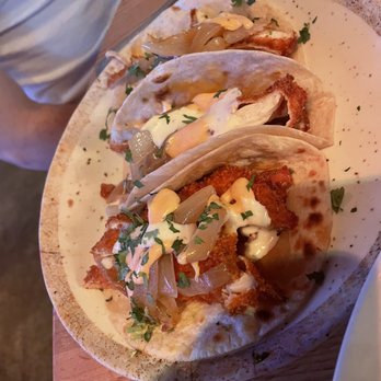 River and Henley - Crispy chicken tacos - New American Near Me - New Milford, New Jersey River and Henley - Crispy chicken tacos - New American Near Me - New Milford, New Jersey