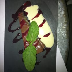 Café du Port - Chocolate mousse cheesecake.