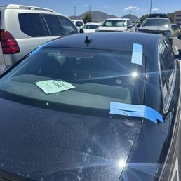 Audi rear window replacement (after)