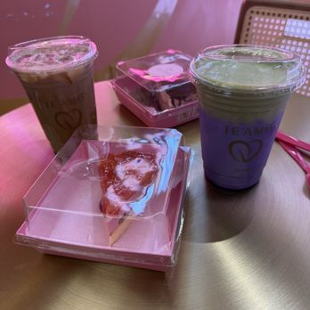 Teamo Boba & Dessert - Brown Sugar Coffee Latte, Strawberry Basque Cheesecake, Ube Dalgona Matcha W/Boba, Tiramisu Basque Cheesecake - Bubble Tea Near Me - Algonquin, Illinois Teamo Boba & Dessert - Brown Sugar Coffee Latte, Strawberry Basque Cheesecake, Ube Dalgona Matcha W/Boba, Tiramisu Basque Cheesecake - Bubble Tea Near Me - Algonquin, Illinois
