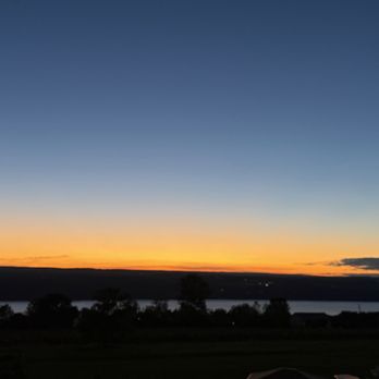 Hector Hideaway - Sunset from deck - Bars Near Me - Burdett, New York