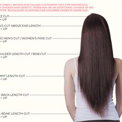 Hyd-K Hair Salon - Current Haircut Pricing