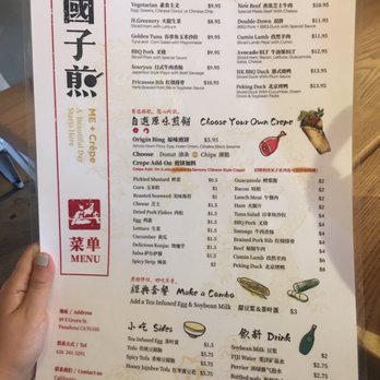 Me + Crepe - Menu - Chinese Near Me - Pasadena, California Me + Crepe - Menu - Chinese Near Me - Pasadena, California