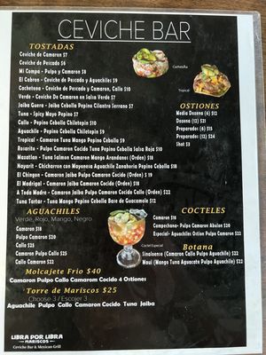 Menu photo 8 Libra Por Libra Mariscos Ontario, CA Menu photo 8 Libra Por Libra Mariscos Ontario, CA