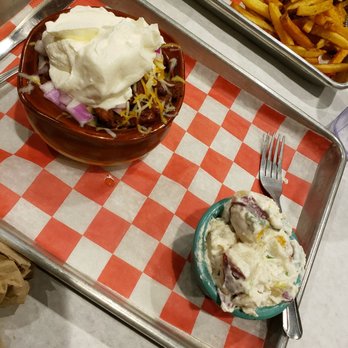 Bobbique - Chili and potato salad - Barbeque Near Me - Patchogue, New York