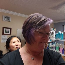 Le did a great job on my hair cut today. I love it. Something new. She always does a great job. Le did a great job on my hair cut today. I love it. Something new. She always does a great job.