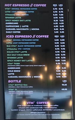 Menu photo 2 Blk Dot Coffee Fountain Valley, CA