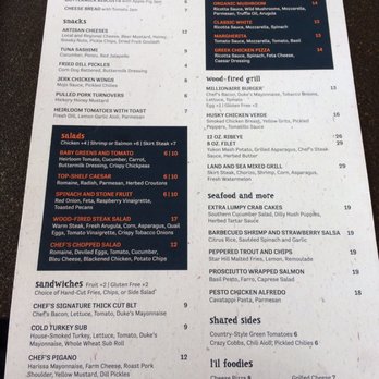 Region's 117 - Menu cont. - New American Near Me - Lake Frederick, Virginia