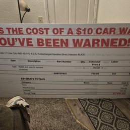Dont use quick quak car wash