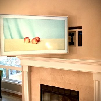 Control FREQ - Frame TV with custom mounted components - Home Automation Near Me - Aurora, Colorado