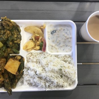 Namaste Spiceland - $6.49 Combo - turia sabzi & aloo bhindi - get free masala chai with check in - Indian Near Me - Pasadena, California