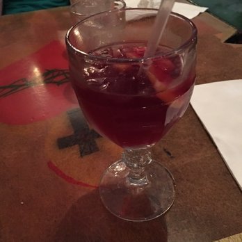 Casa Del Sol - My sangria in reused glass - Mexican Near Me - Nyack, New York Casa Del Sol - My sangria in reused glass - Mexican Near Me - Nyack, New York