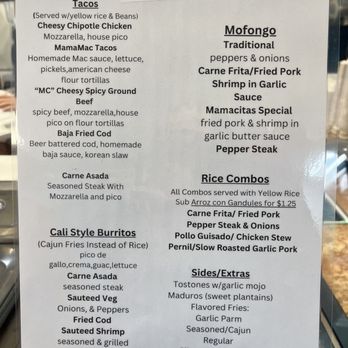 Mamacitas - Caribbean Menu - Puerto Rican Near Me - Syracuse, New York Mamacitas - Caribbean Menu - Puerto Rican Near Me - Syracuse, New York