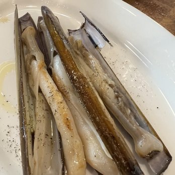 Cañete - razor clams - Tapas/Small Plates Near Me - Barcelona, B Cañete - razor clams - Tapas/Small Plates Near Me - Barcelona, B