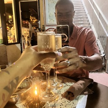 Pane e Vino - Husband and I toasting lol - Italian Near Me - Miami Beach, Florida