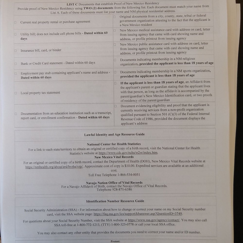 MVD Express - Real ID instructions - Departments of Motor Vehicles Near Me - Las Cruces, New Mexico