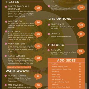 Crater Rim Cafe - Breakfast Menu - Cafes Near Me Crater Rim Cafe - Breakfast Menu - Cafes Near Me