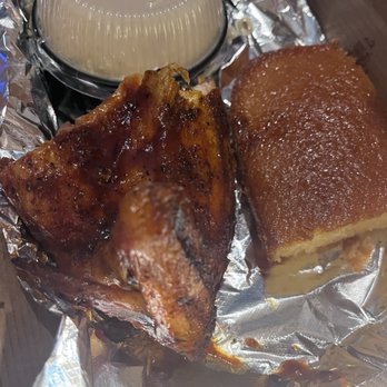 Famous Dave's - BBQ chicken kids meal was so good!! Juicy chicken - New American Near Me