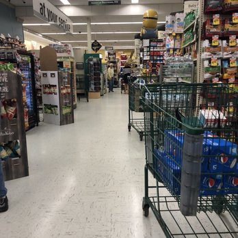 Shaw's - Carts with product hanging out in the aisles. - Grocery Near Me - Walpole, New Hampshire