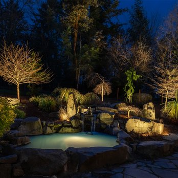 Washington Outdoor Lighting - Fox Island Project/Water Feature - Lighting Stores Near Me - Bellevue, Washington Washington Outdoor Lighting - Fox Island Project/Water Feature - Lighting Stores Near Me - Bellevue, Washington