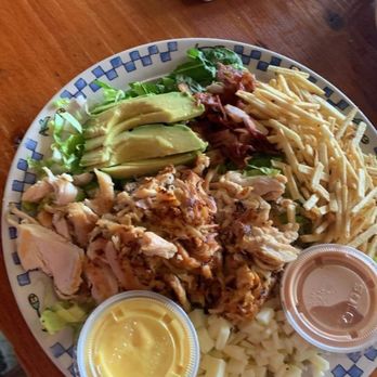 Cafe Rumba - Pollo Tocino y Palta as a salad - Peruvian Near Me - Bellingham, Washington Cafe Rumba - Pollo Tocino y Palta as a salad - Peruvian Near Me - Bellingham, Washington