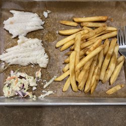 Joey’s Seafood Restaurants - Leduc - I have had 3 small bits of the coleslaw. And this plate is $24.