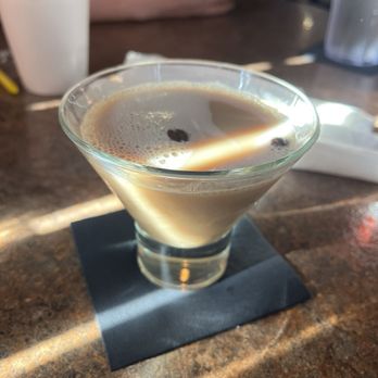 Blondie's Food and Spirits - Espresso Martini- too sweet for my taste. I love espresso martinis but this one had too much sweetener in it. - Bars Near Me - Flint, Michigan Blondie's Food and Spirits - Espresso Martini- too sweet for my taste. I love espresso martinis but this one had too much sweetener in it. - Bars Near Me - Flint, Michigan