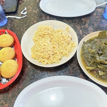 Sharon's Creole Kitchen - Cornbread, Mac N Cheese, Collard Greens W/ Smoked Turkey - Cajun/Creole Near Me - Murrieta, California Sharon's Creole Kitchen - Cornbread, Mac N Cheese, Collard Greens W/ Smoked Turkey - Cajun/Creole Near Me - Murrieta, California